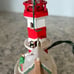 Hallmark Keepsake Lighthouse Greetings Flashing Ornament 1997