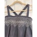 Current Elliot Smocked Embroidered Chambray Top Size 0/XS
