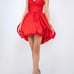 Terrani Couture Taffeta Strapless Sweetheart Neckline Mini Evening Bubble Dress