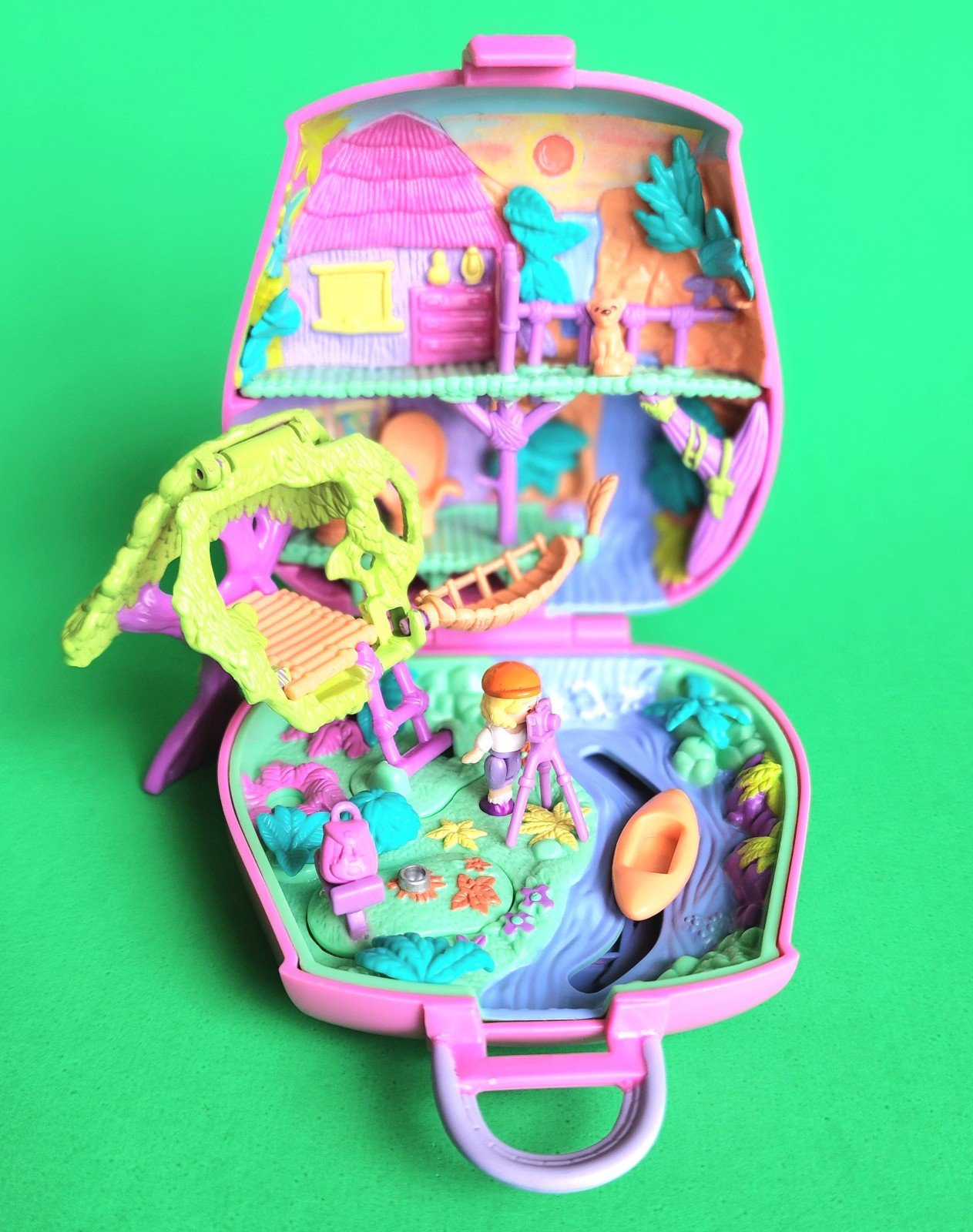 VTG Polly Pocket Jungle Adventure set