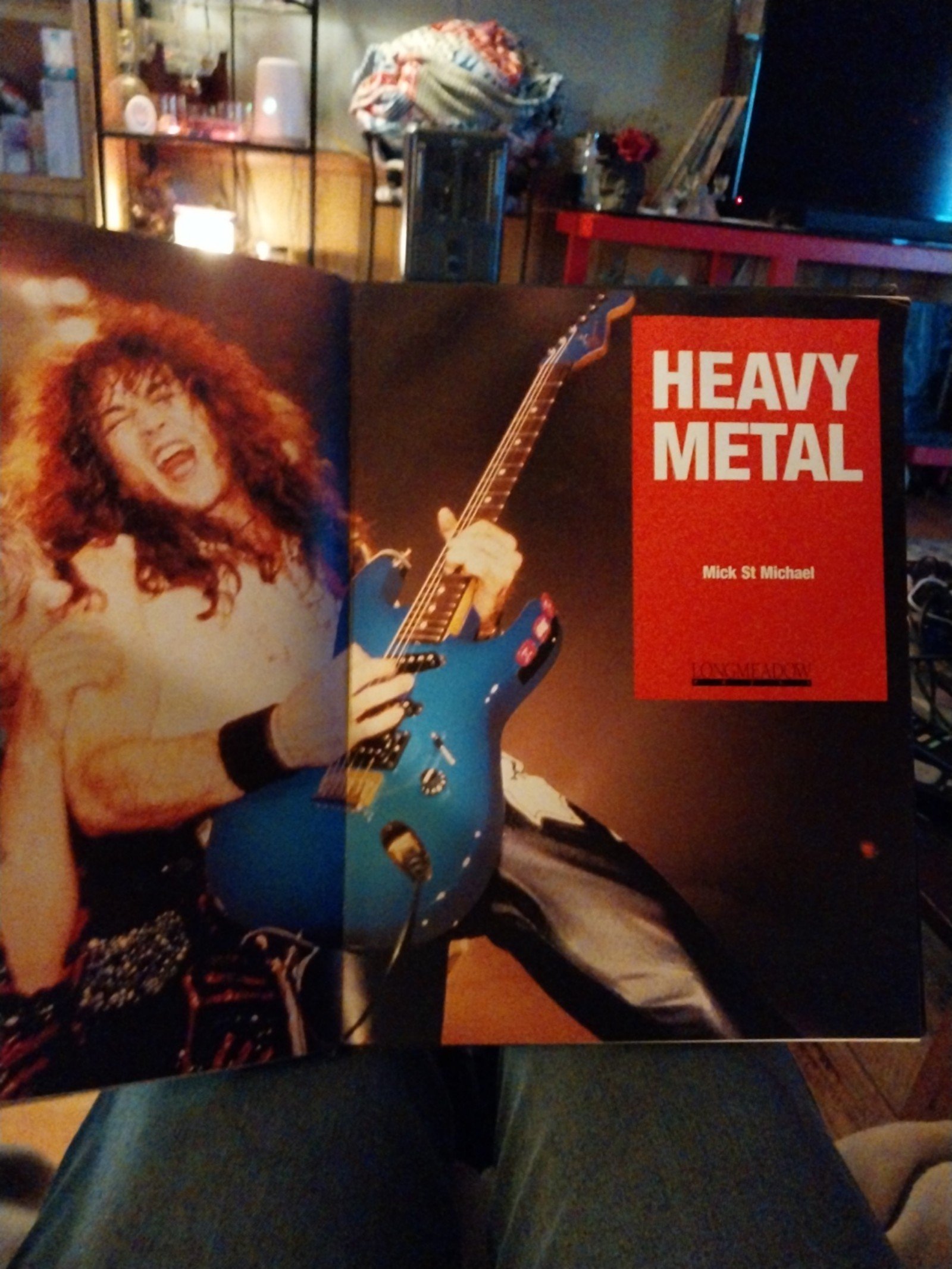 Authentic Heavy Metal book. Black cover wth 64 colored pgs of nostalgia