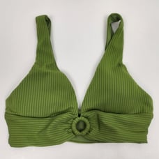 L*Space Fisher Bikini Top in Green Size Small NWT