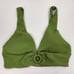 L*Space Fisher Bikini Top in Green Size Small NWT