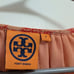 Tory Burch Coral and Red Floral Print Silk Blouse Size 6 Flowy Spring Summer Top