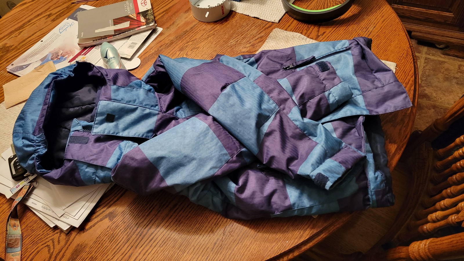 Quicksilver blue boys snow jacket