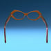 Vint & York Tudor Avant Garde Eyeglasses Frames Transparent Brown Branded Case