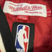 Mitchell & Ness Sz L NBA CHICAGO BULLS Button Up Puffer Vest Jacket