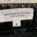 Mistress Rocks Vinyl Touch Black Patent Vegan Leather Mini Skirt Size Small