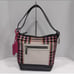 Coach Legacy Duffle in Leather & Wool Tweed Tote Colorblock 21146