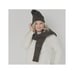 Barefoot Dreams CozyChic Pom-Pom Beanie and Scarf Set HE Esprsso/Coca A368814