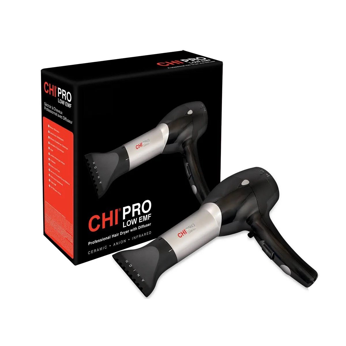 CHI pro low emf professional hair dryer