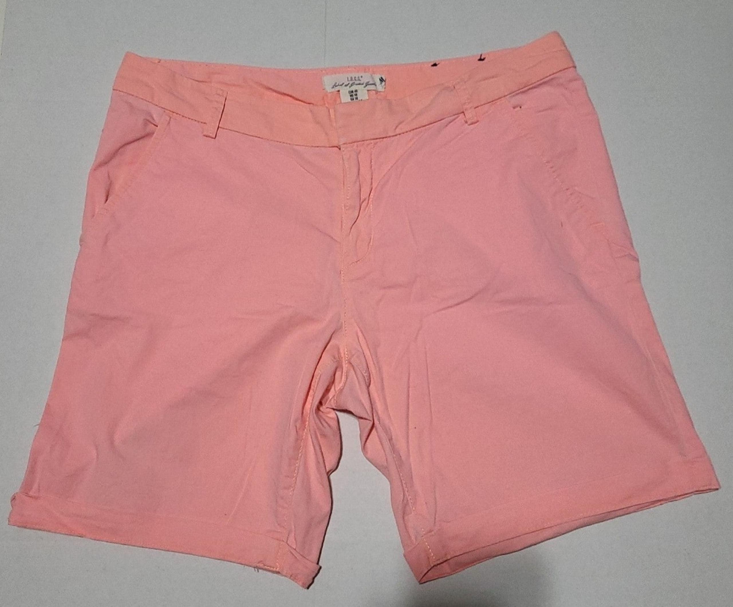 H& M womens juniors bermuda Shorts pink size 10