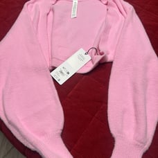 Alo sweet pink snuggle up shawl