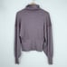 Free People Glam Turtleneck Sweater Metallic Sparkle Banded Hem Lavender