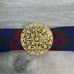Vintage Gold Filigree Belt Buckle Round Ornate Rococo