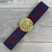 Vintage Gold Filigree Belt Buckle Round Ornate Rococo