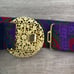 Vintage Gold Filigree Belt Buckle Round Ornate Rococo