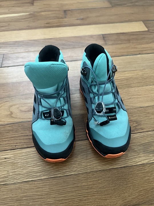 Adidas Terrex Mid Goretex Hiking Boots Kids FX4167 Size 11 1/2