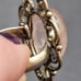 VTG STERLING SILVER GEMSTONE RING. #835