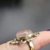 VTG STERLING SILVER GEMSTONE RING. #835