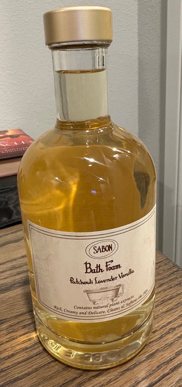 SABON Patchouli Lavender Vanilla Foaming Bath Foam