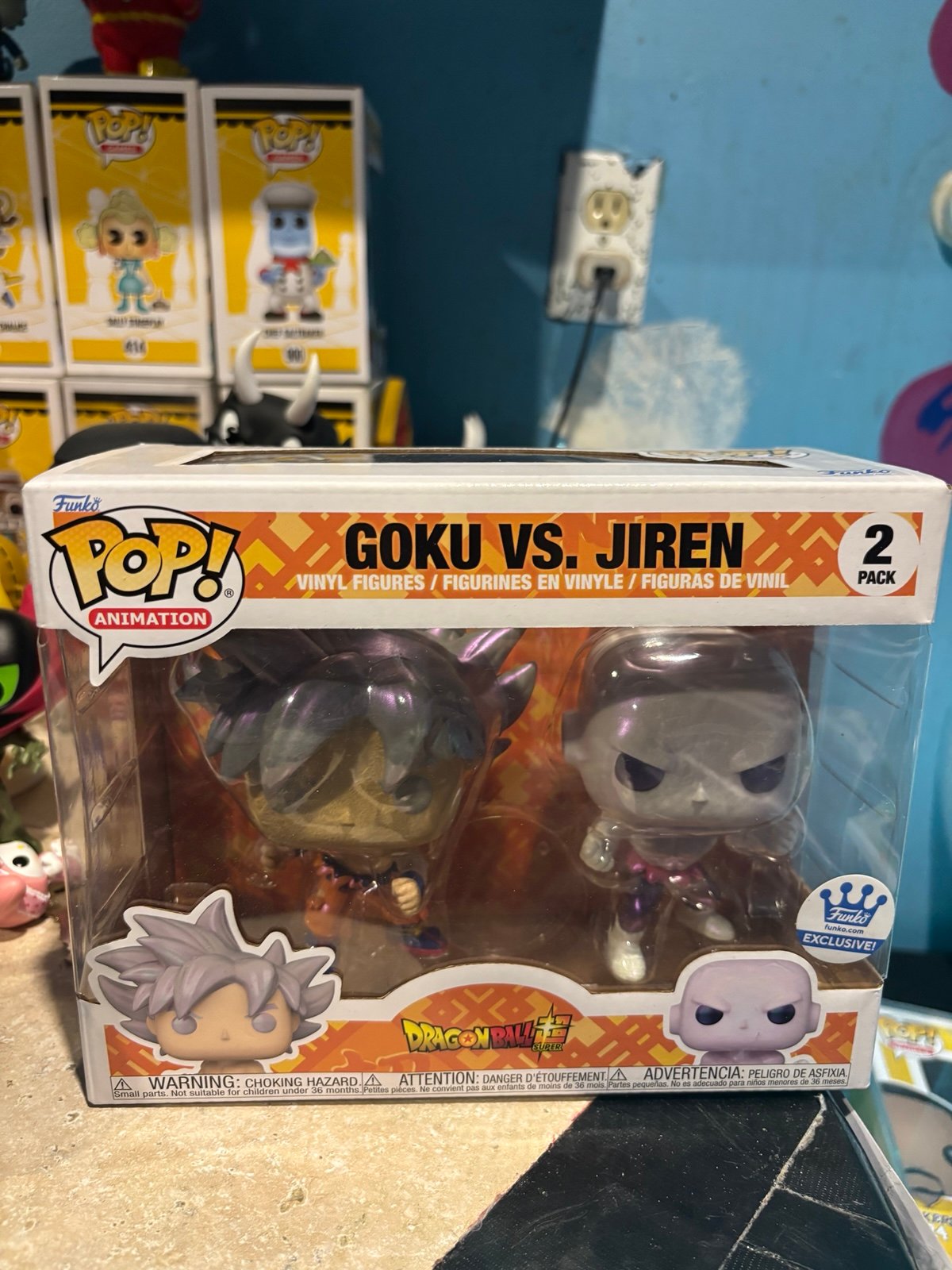 Dragon Ball Super Goku Vs Jiren (Pearlescent) Two Pack Funko Pop (Funko Shop)