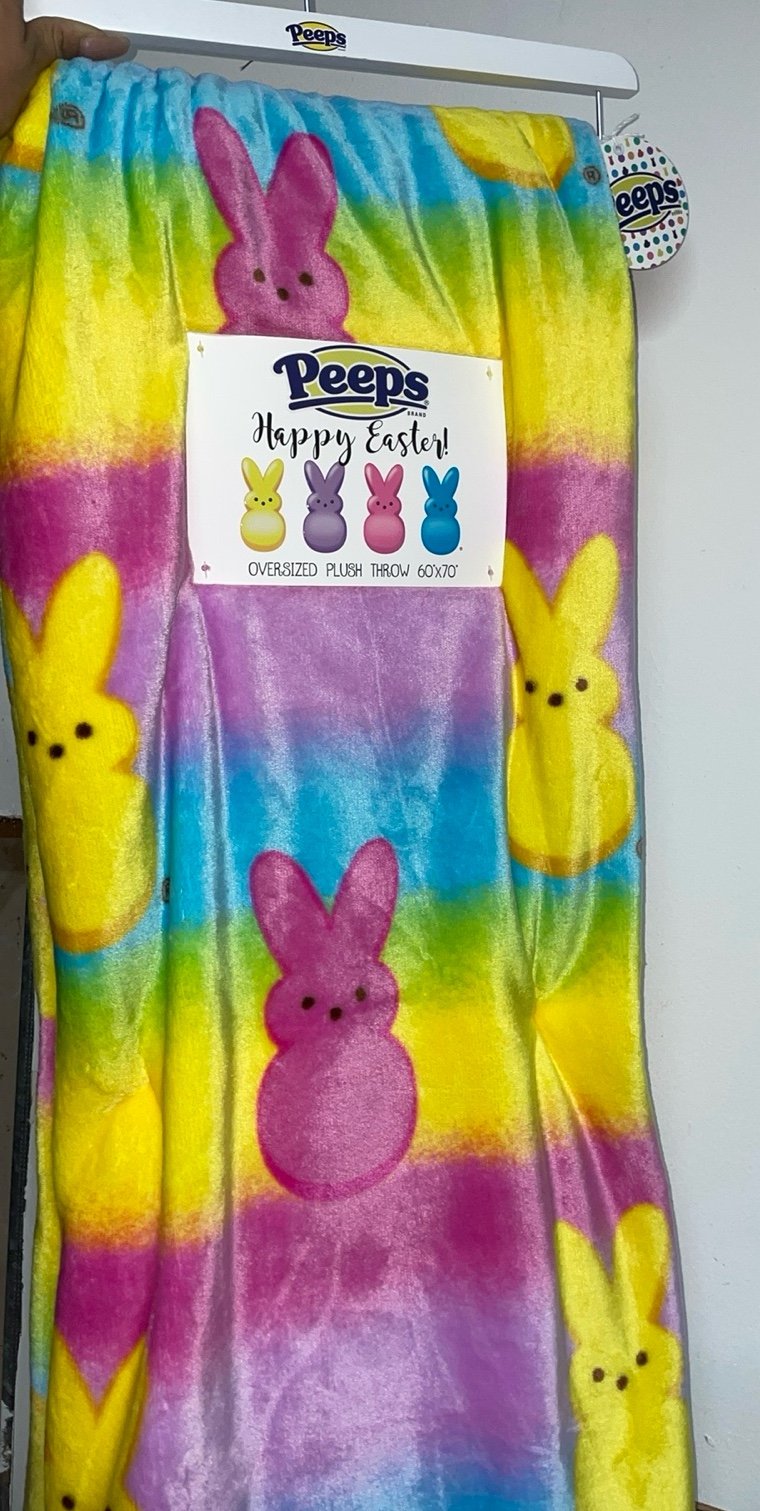 Peeps super plush over sized throw