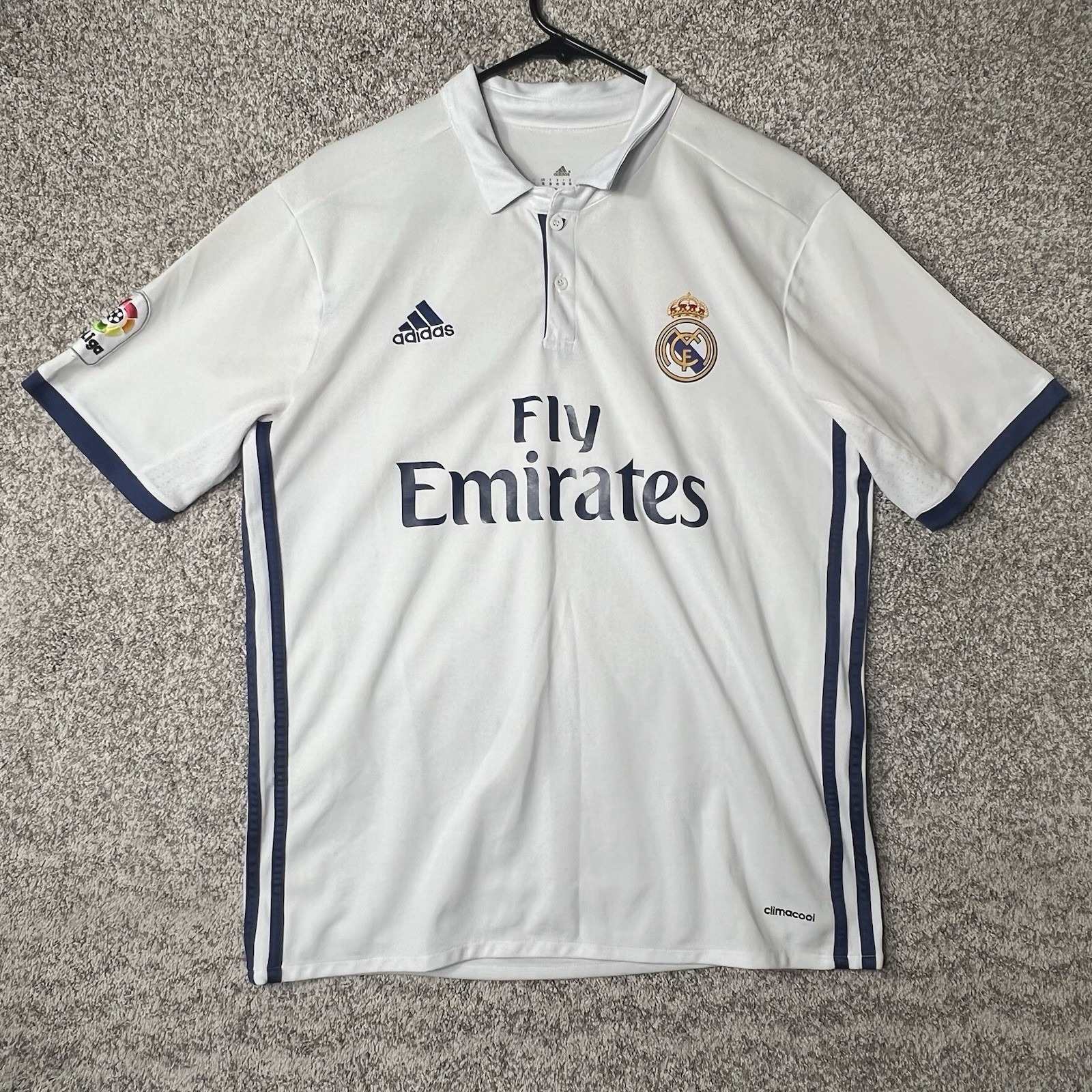 Real Madrid Ronaldo Adidas Jersey Mens Medium White Home 2012/13 Football Kit