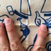 Vintage Americana Linen Tea Towel 1930s