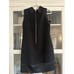 Simply Vera Wang Dress Womens Size 12 Sleeveless Satin Trim Zip High Neck Shift