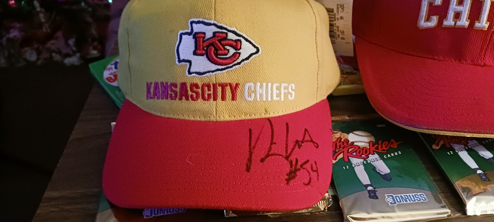 Vintage KC Chiefs Autographed Hat