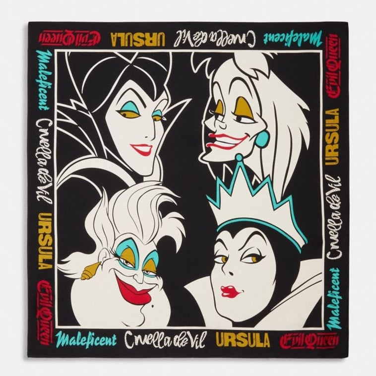 Coach Disney Villains Silk Scarf