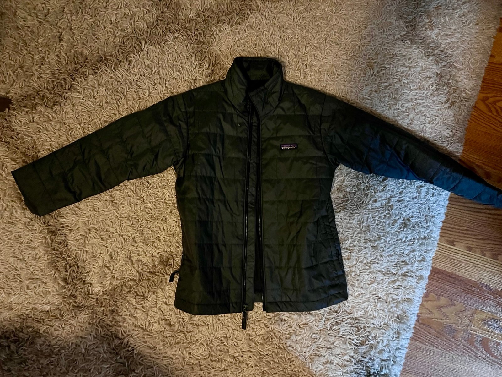 PATAGONIA RADALIE PUFFER INSULATED BOYS JACKET MEDIUM 10 GRAY