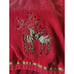 JINGLES & JOY Red Christmas Raindeer Cotton Towels (2-Bath Towel, 1- Hand Towel)