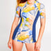 Calia by Carrie Underwood desert Flora Peri dusk zip back paddle suit size 16