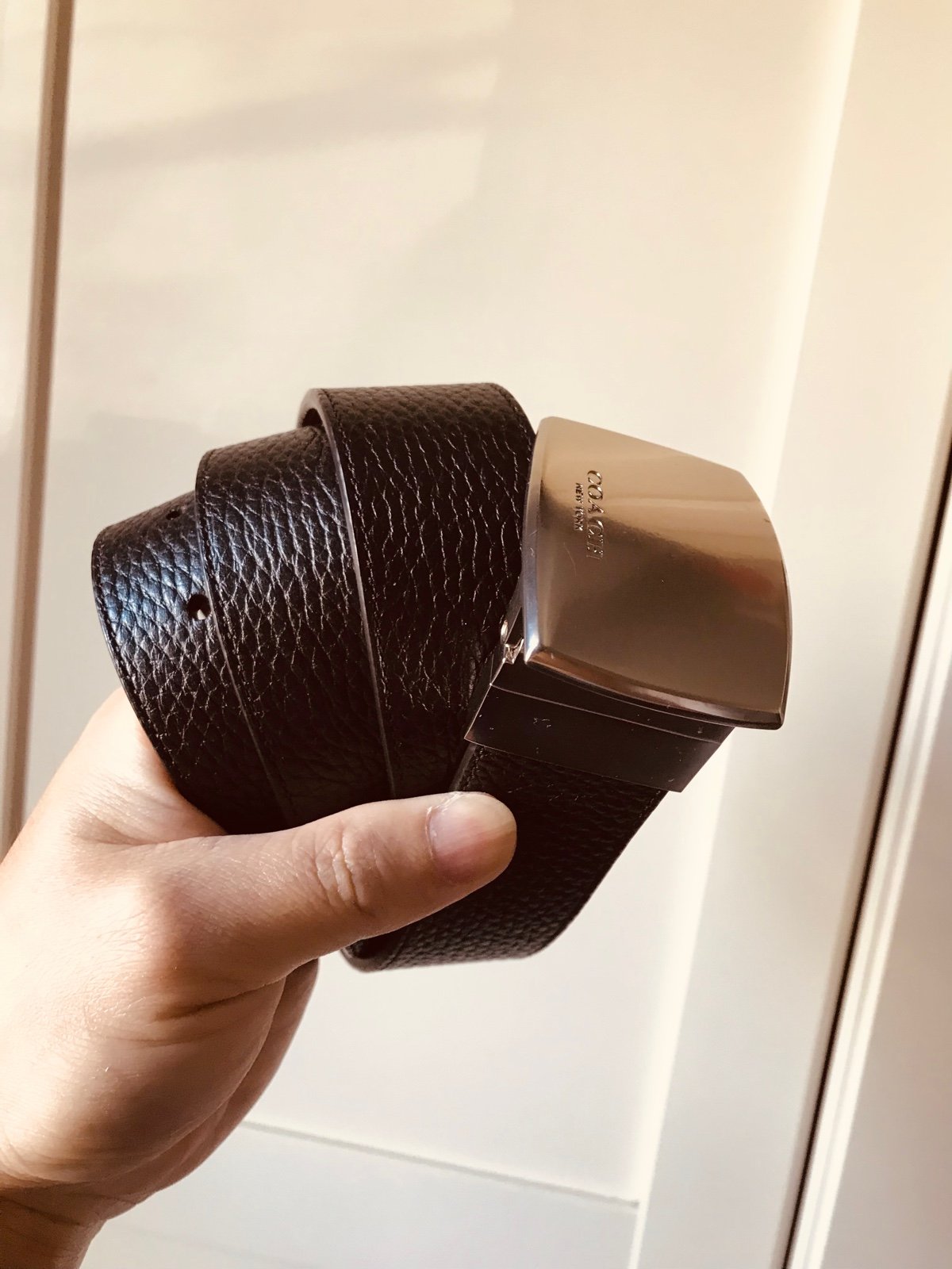 Coach belt for men
