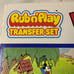 Vintage Walt Disney's Classic Mickey Mouse Rubn'Play Transfer Set by Colorforms
