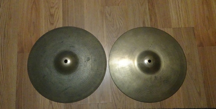 Vintage 1980's Sabian 13 Regular Hi hats