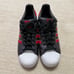 Adidas Originals Superstar Metallic Black Red Sneakers S75874 No Insoles