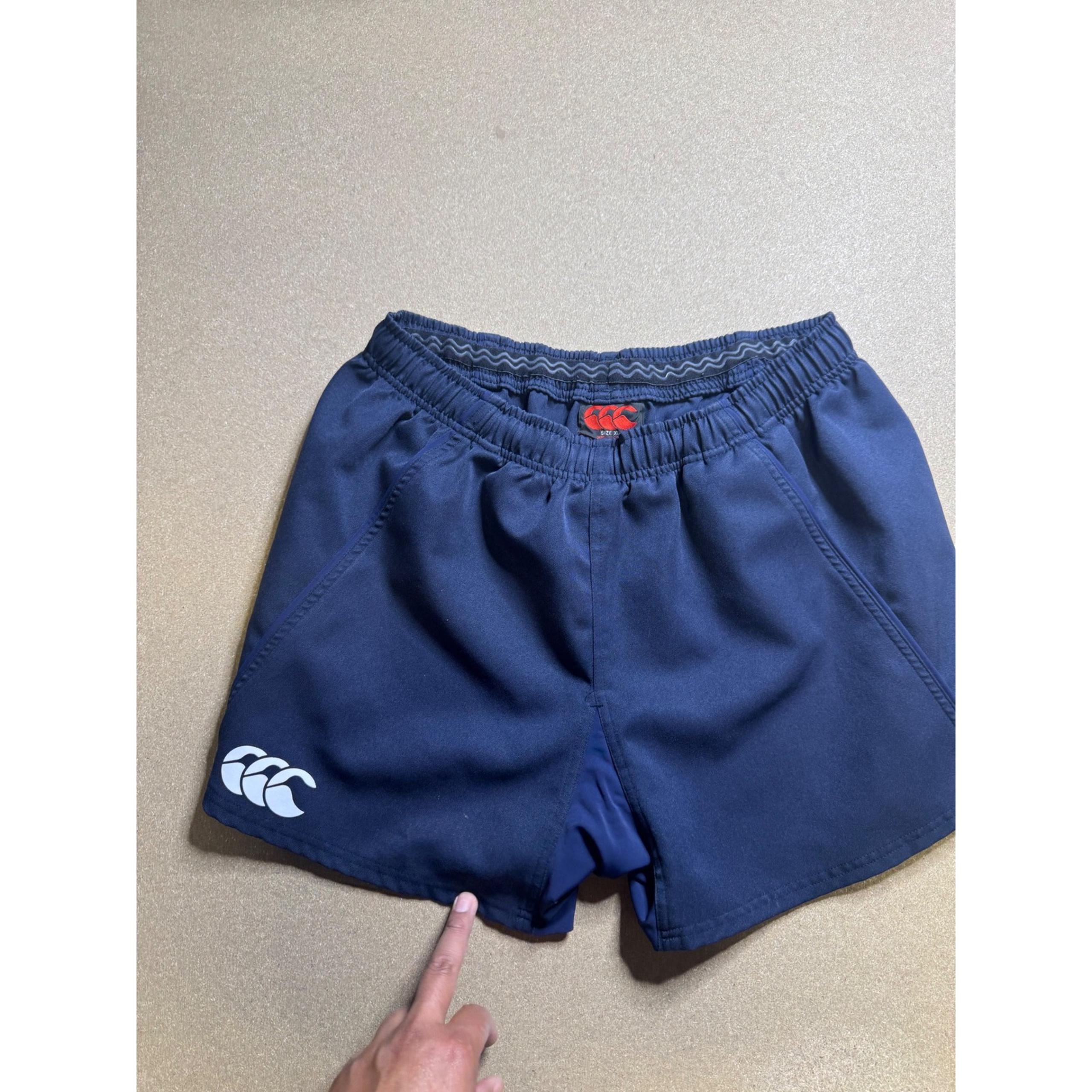 Canterbury Rugby Shorts Athletic Training Gym Activewear Navy Blue XL