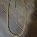 Anne Klein Gold Toned Flat Chain Necklace & Gold Toned Earrings