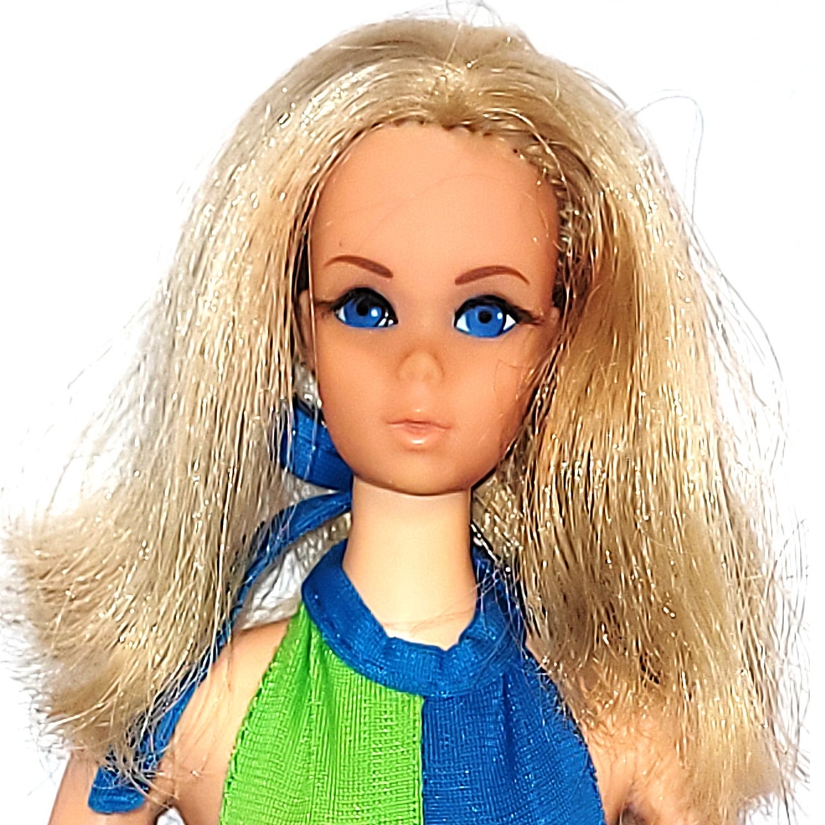 1968 Vintage Live Action Barbie #1155~Wearing Mattel's Marlo Thomas Mod Jumpsuit