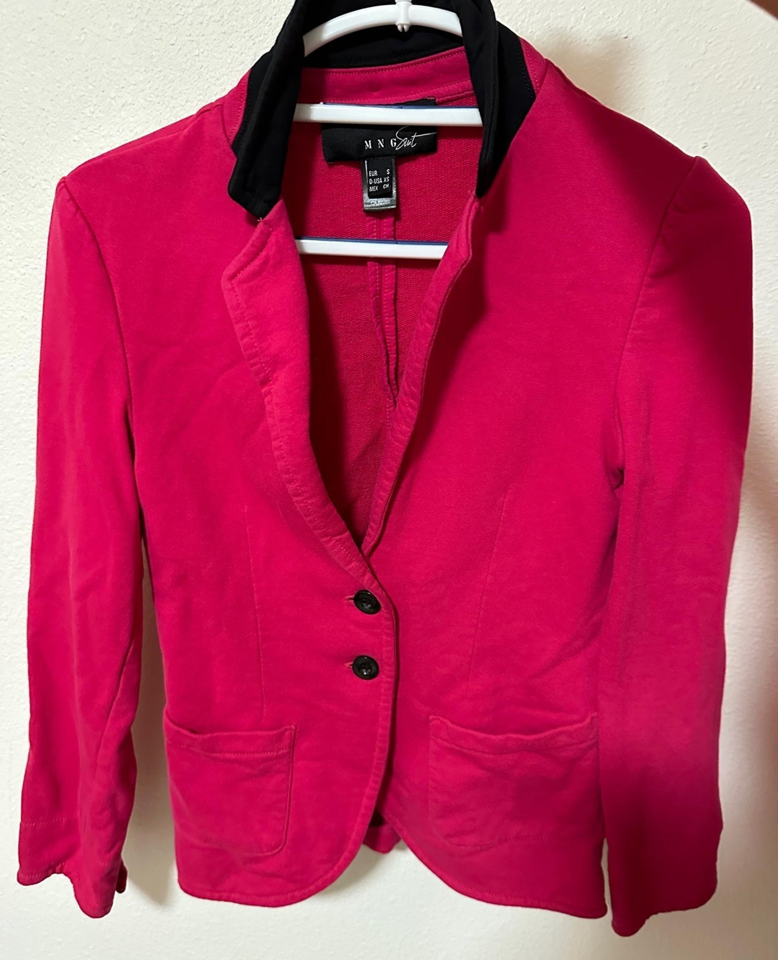 MNG by Mango Suit Pink Blazer Size XS