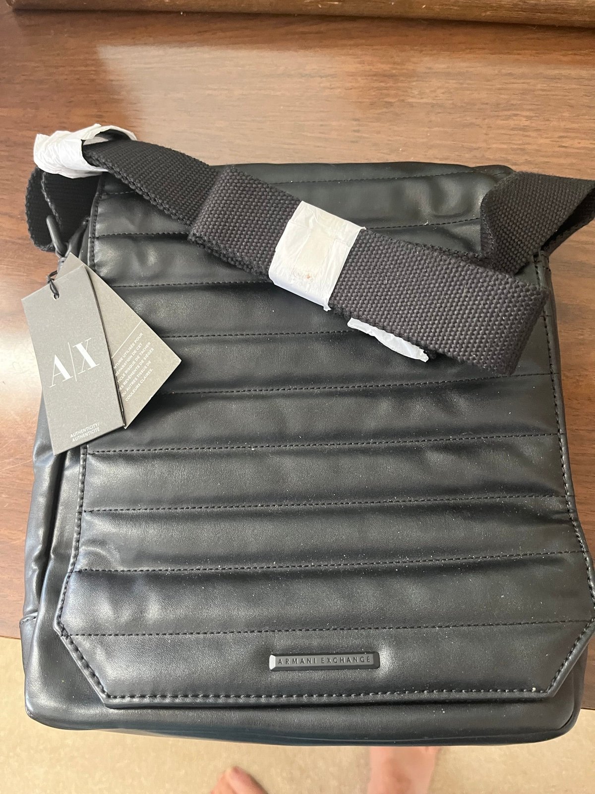 A/X crossbody with adjustable strap