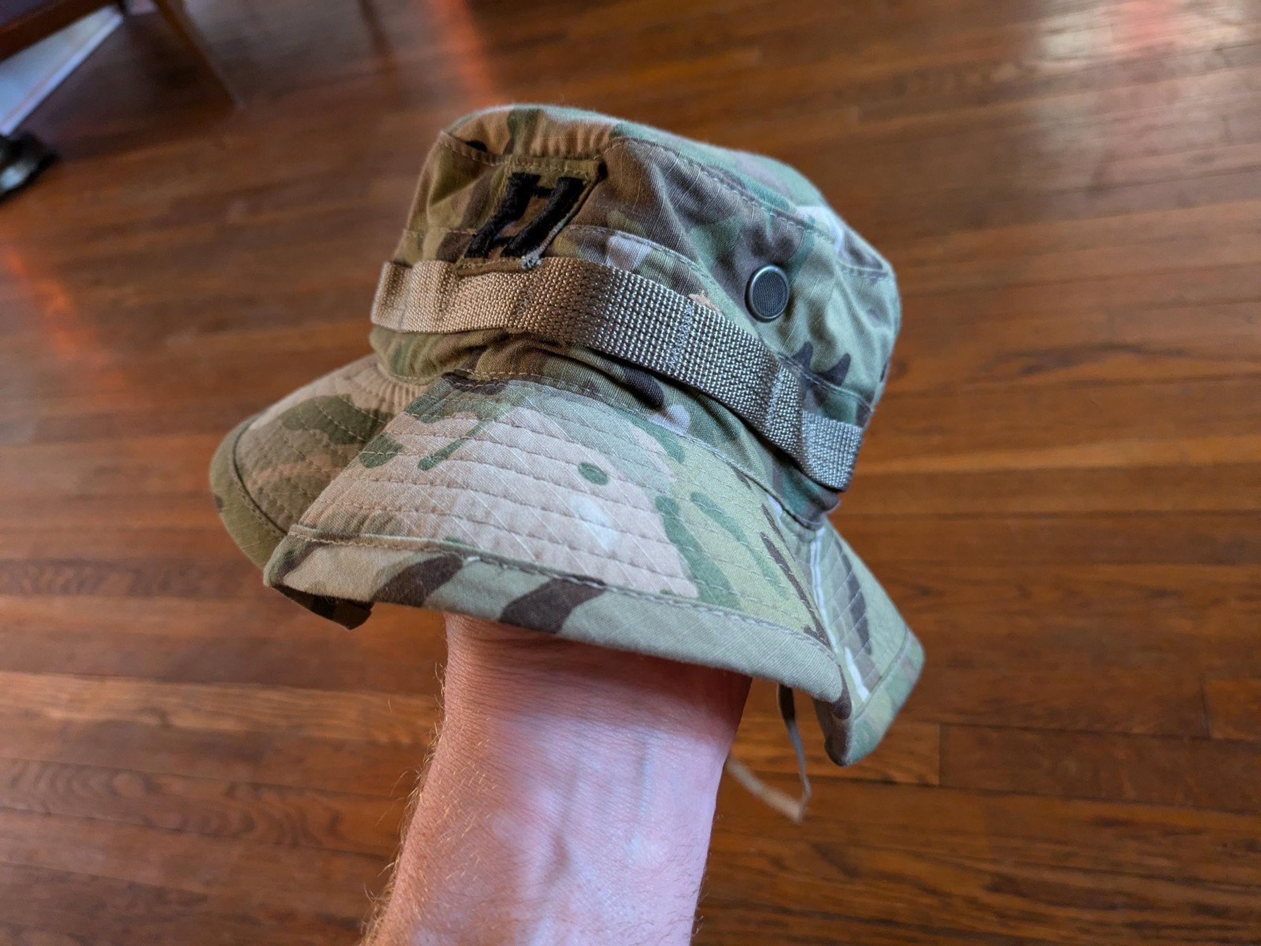 Authentic Army ranger patrol hats (2) size 6¾ and 6⅞