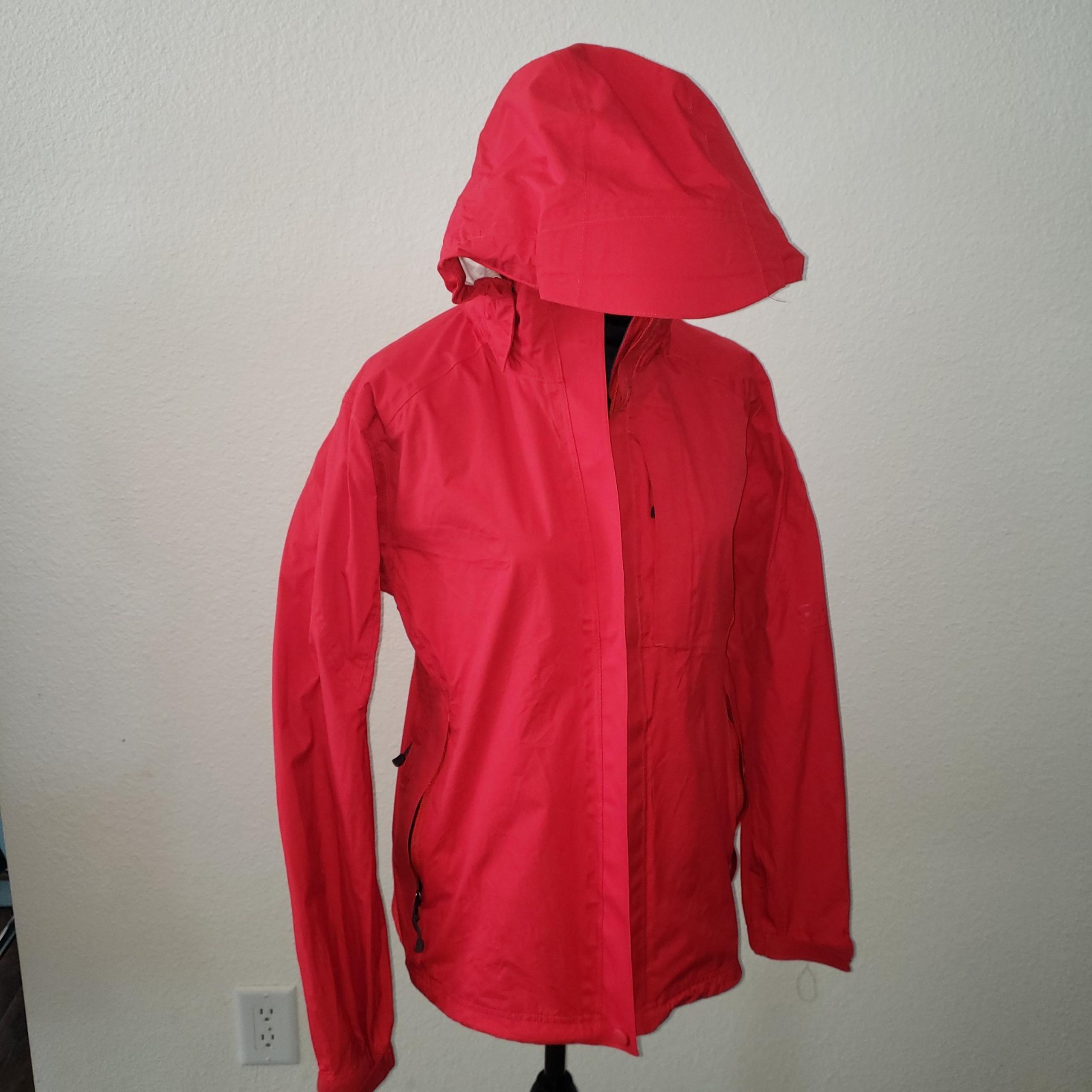 REI Windbreaker Hiking Jacket Lightweight Red Women's Size M
