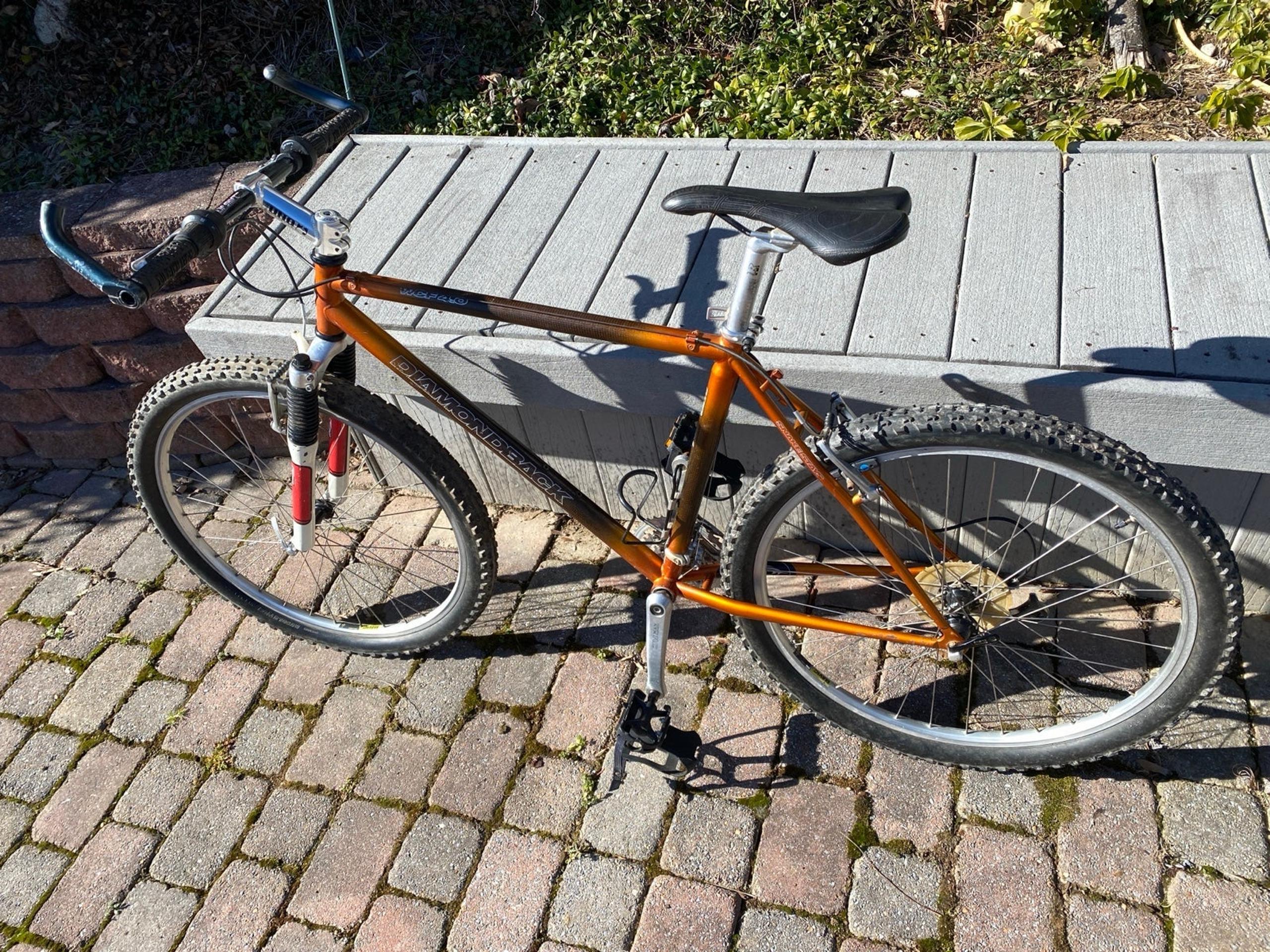 Rare Vintage Diamandback DBR WCF 4.0 18" Carbon Fiber Frame MTB