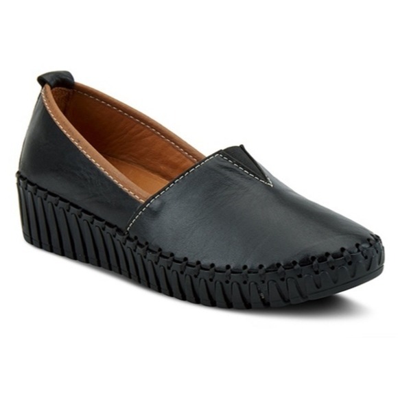 NWT Spring Step | Black Tispea Loafer Flat