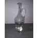 Etched Grapes Glass Vintage Pitcher with Stopper
