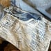 Fubu Overalls XL Blue Shorts 90's Distressed Light Washed Jeans Shortalls Bibs